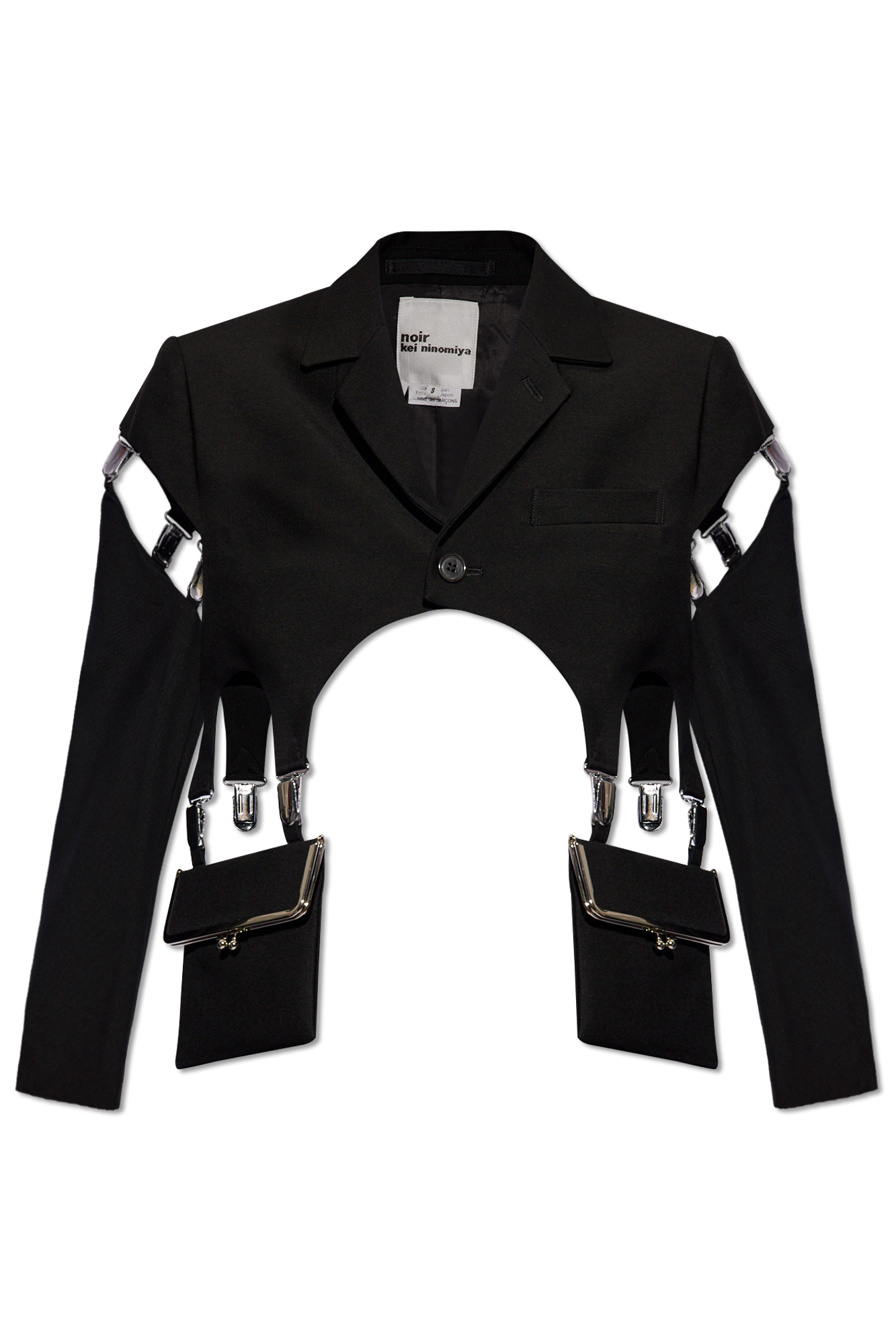 SchaferandweinerShops Nicaragua - Black Short jacket by Comme des Garçons Noir  Kei Ninomiya Comme des Garçons Noir Kei Ninomiya - Grizzly Bear Fade T Shirt